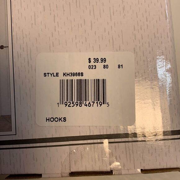 Belle Maison Decorator Wall Hook With Swirl Hooks 16 X 4.5 Organizer Hanger  NEW - Picture 7 of 8